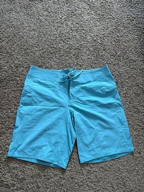 Lululemon Current State Board Shorts in blue.